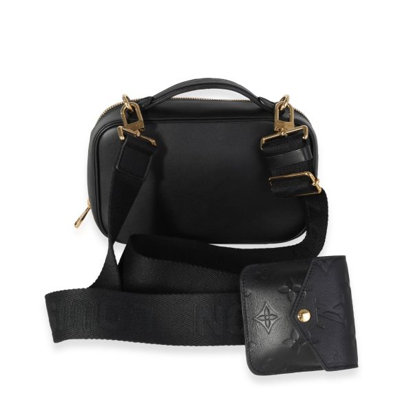 119089 pv Louis Vuitton Black Calfskin Utility Crossbody