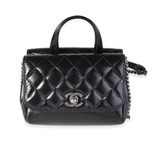 119439 fv Chanel 255 Chocolate Bar Chain Shoulder Bag