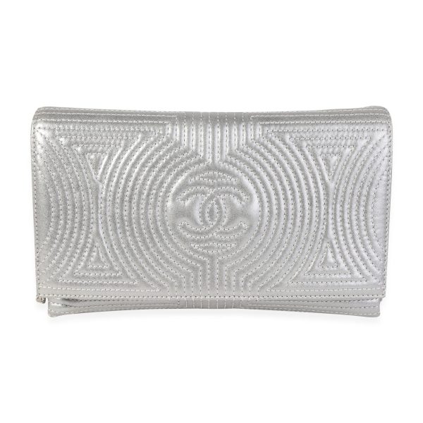 119479 fv 410ded5e 17e2 4118 8bd5 4bd6b6643f92 Chanel Metallic Lambskin Korean Garden Clutch On Chain