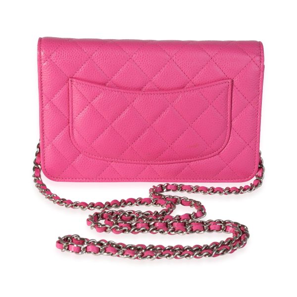 119482 pv 960054d7 bcb5 4449 9e79 4610b2a3d1b4 Chanel Hot Pink Quilted Caviar Wallet On Chain