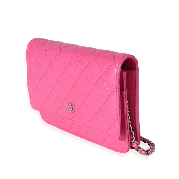 119482 sv bce5be1d 8d30 4be6 b3cc a02eed01d8b2 Chanel Hot Pink Quilted Caviar Wallet On Chain