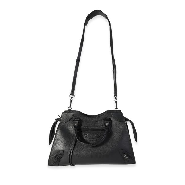 119596 bv Balenciaga So Black Grained Calfskin Neo Classic Bag