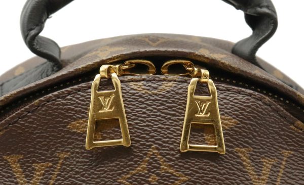 11970286 4 Louis Vuitton Monogram Reverse Palm Springs Backpack PM Rucksack Leather