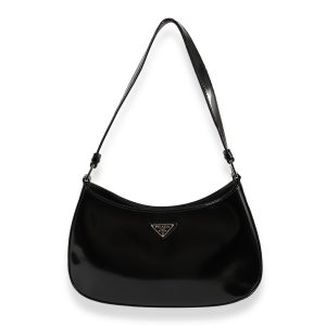 120137 fv Prada Handbag Shoulder Bag 2way Nylon Leather Black