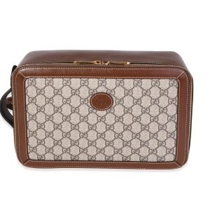 120372 fv Louis Vuitton LV True Toilet 28 Clutch Bag Brown