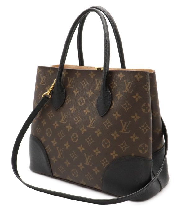 12041397 1 Louis Vuitton Monogram Flandrine Shoulder Leather Noir Black