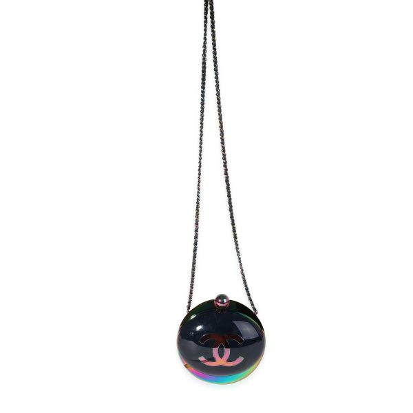 120592 bv Chanel Multicolor Resin Space Orb Minaudière