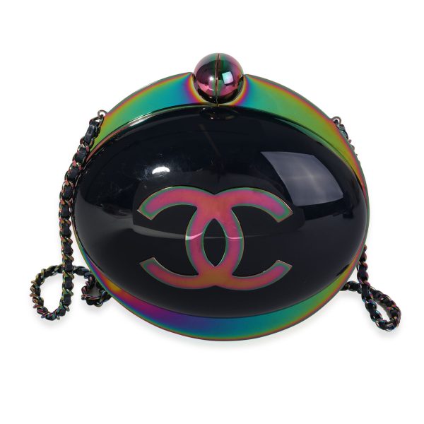 120592 fv Chanel Multicolor Resin Space Orb Minaudière