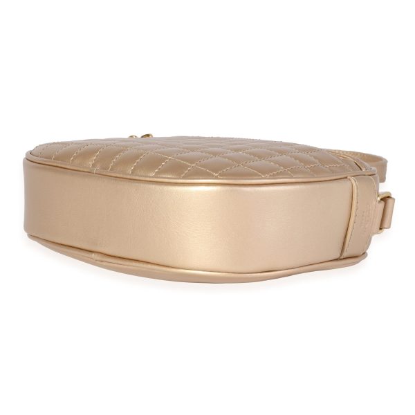 120759 box d1f6e937 f919 4691 8ce7 d5dacd277a88 Celine Gold Quilted Leather Small C Charm Camera Bag