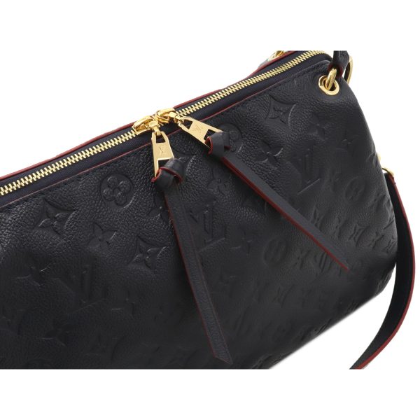 12081482 5 Louis Vuitton Monogram Empreinte Ponthieu PM Shoulder Bag Marine Rouge