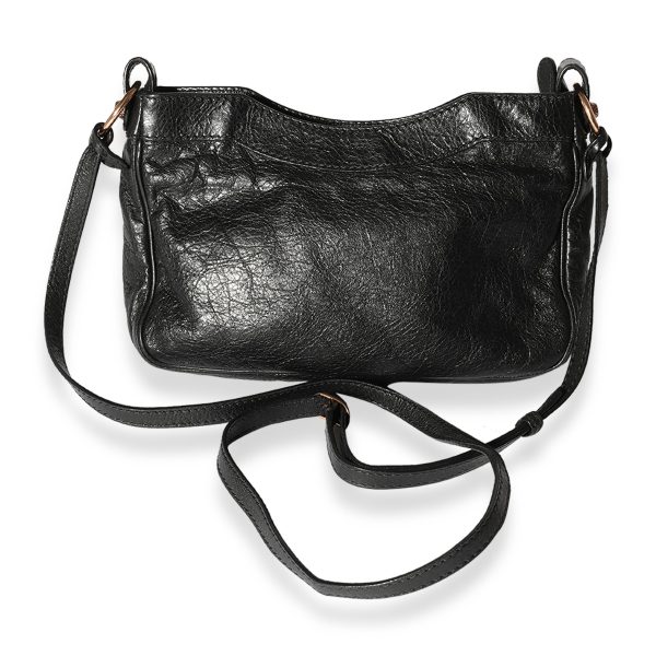 121110 pv 05d81e8a c492 49f1 8af4 8e7c99de321d Balenciaga Black Lambskin Giant 12 Hip Crossbody Bag