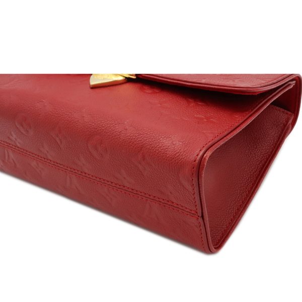 12150390 2 Louis Vuitton Monogram Empreinte Saint Sulpice PM Chain Shoulder Bag Sleaze Red