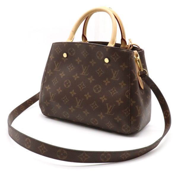 12160512 1 Louis Vuitton Monogram Montaigne BB Handbag 2way Shoulder Bag