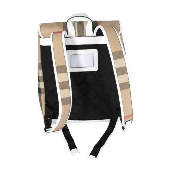 121699 pv 36fe0fff 6609 47ff 8b7a 378e4ee87805 Burberry Archive Beige Vintage Check Dewey Backpack