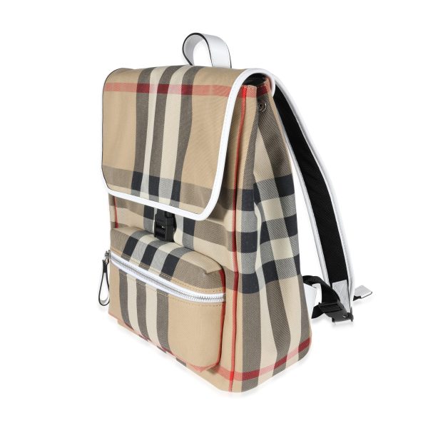 121699 sv a7616194 f95a 4a2b 9932 293a5341e171 Burberry Archive Beige Vintage Check Dewey Backpack