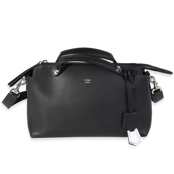 121841 fv 6f89ddd0 212e 4c2b 836f 623e33b31b2e Fendi Black Vitello Leather Medium By The Way Satchel