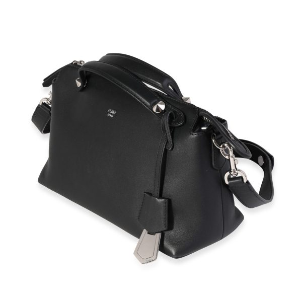 121841 sv 62440e72 e1c9 422c 8acf 6c9241e1bda0 Fendi Black Vitello Leather Medium By The Way Satchel