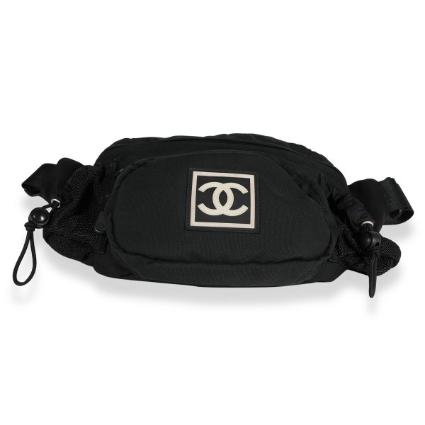 122026 stamp aa8068a4 c938 4275 aaf1 6ae3ce95d953 Chanel Black Nylon Sport CC Waist Bag