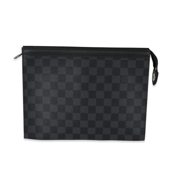 122054 fv Louis Vuitton Damier Graphite Canvas Pochette Voyage MM