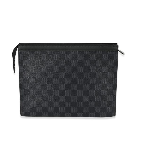 122054 stamp Louis Vuitton Damier Graphite Canvas Pochette Voyage MM