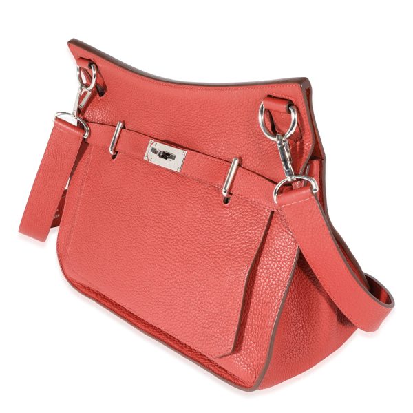 122089 sv Hermès Rouge Duchesse Clémence Jypsiere 34 PHW