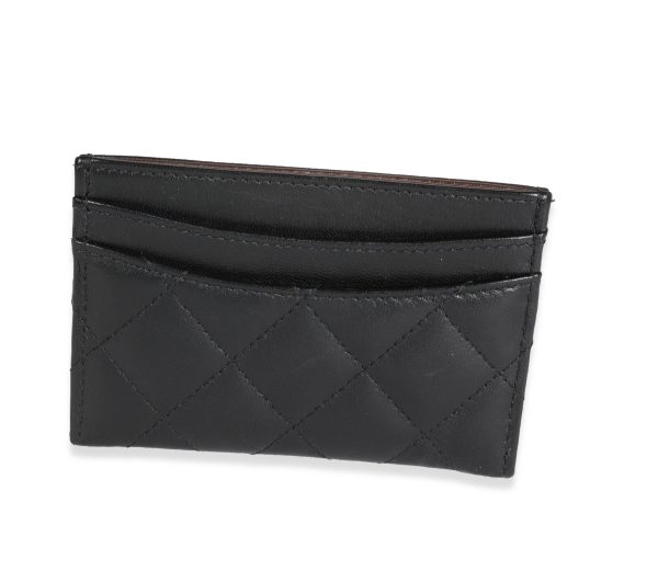 122140 pv 8dd0d6f5 a5ab 4139 ace4 80c36af0c4ef Chanel Black Quilted Lambskin Card Holder