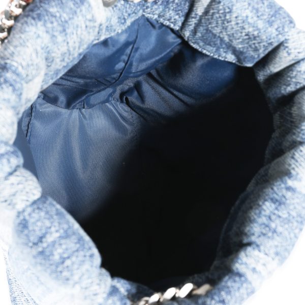 122402 bv 44e66b90 bdfb 48e3 bad7 73608f6f766d Burberry Blue Denim Small Lola Bucket Bag