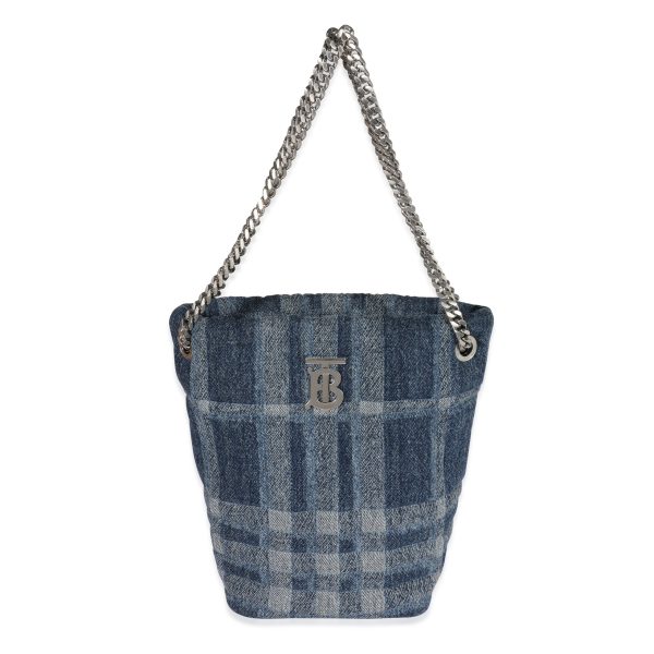 122402 fv 001304c1 91c2 435e 9bac 7552cab5b2db Burberry Blue Denim Small Lola Bucket Bag