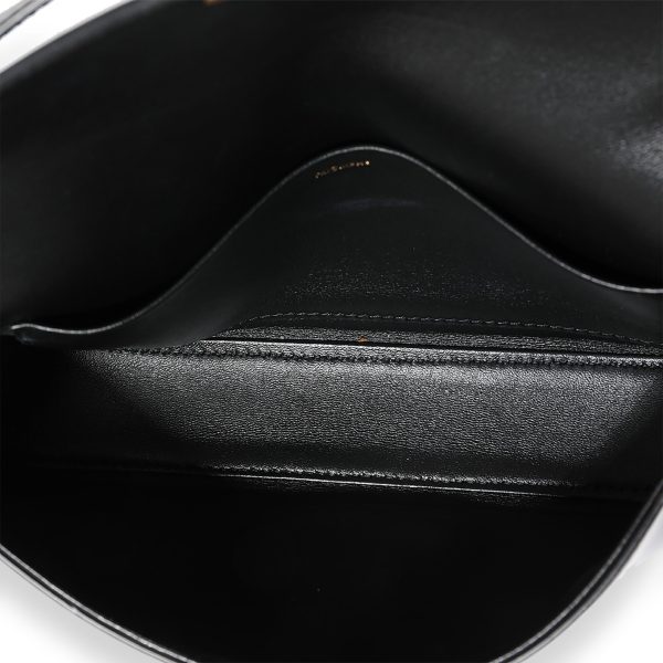 122740 bv 359920f8 986b 42c6 915d 20f8956552ad Celine Black Shiny Calfskin Triomphe Shoulder Bag