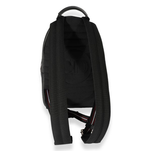 122794 pv Dior Homme Black Coated Canvas Late Night Backpack