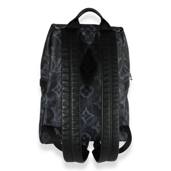 122801 pv Louis Vuitton Black Blue Monogram Pastel Discovery Backpack