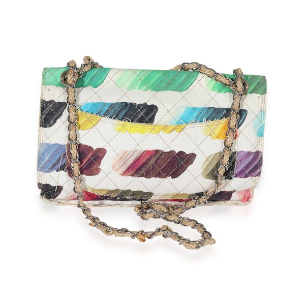 123018 pv 8a71831b 69ce 4c7e a39d b215d2215cf0 Chanel Multicolor Colorama Frayed Canvas Jumbo Single Flap Bag