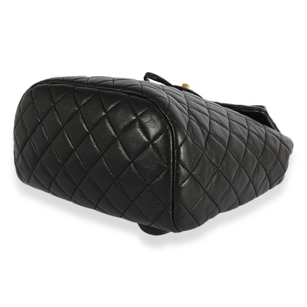 123046 box Chanel Black Quilted Lambskin Small Urban Spirit Backpack