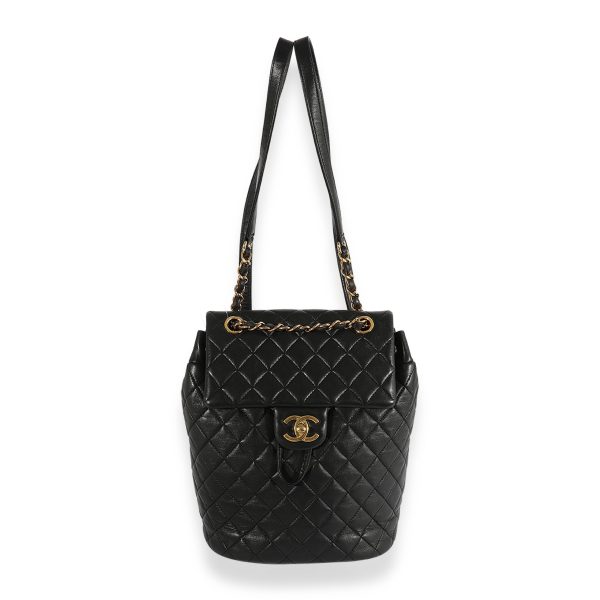 123046 bv Chanel Black Quilted Lambskin Small Urban Spirit Backpack