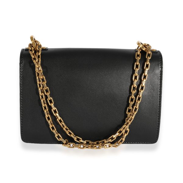 123611 pv eae1af81 e5a8 4742 9364 659f6fa2d48c Dior Black Smooth Leather JAdior Chain Flap Bag