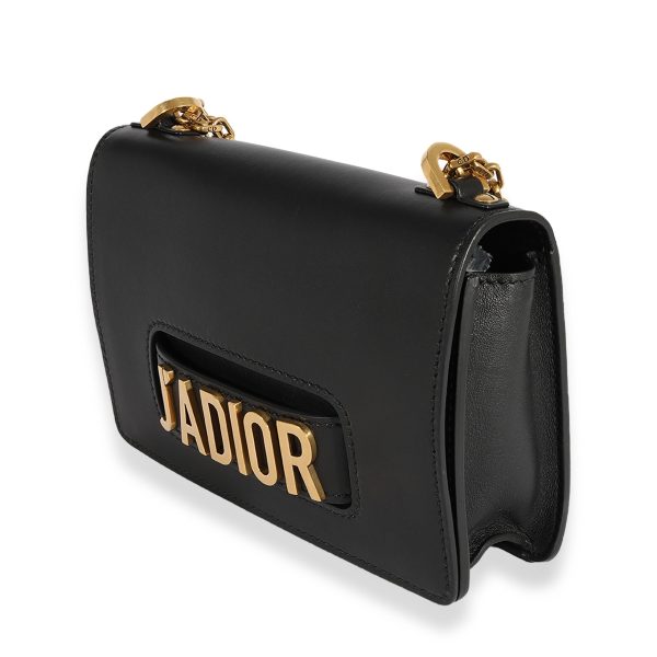 123611 sv 5cf3cd60 5af3 44f5 876a 71a593d70aa4 Dior Black Smooth Leather JAdior Chain Flap Bag