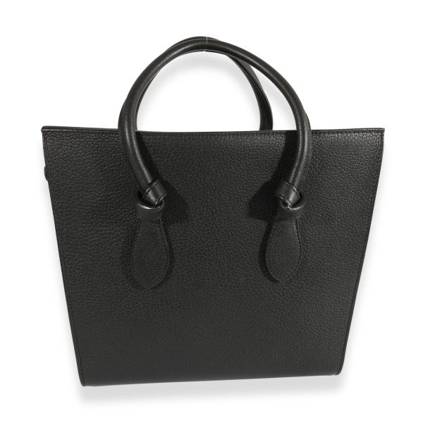 123612 bv 94575a56 7d83 4f82 8505 e9c248f75cd2 Celine Black Pebbled Leather Small Tie Tote