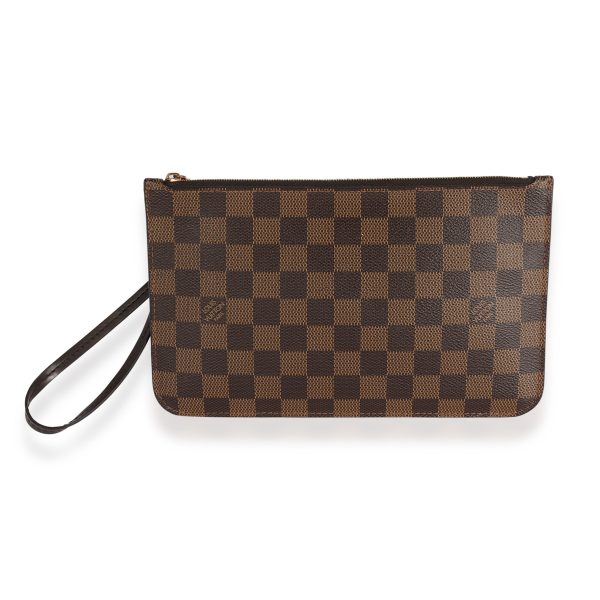 123653 fv Louis Vuitton Damier Ebene Neverfull Pochette