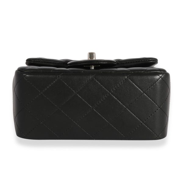 123885 pv 4b0eff03 bee2 4d28 9457 1e4e7f54a76c Chanel Black Quilted Lambskin Mini Square Classic Flap Bag