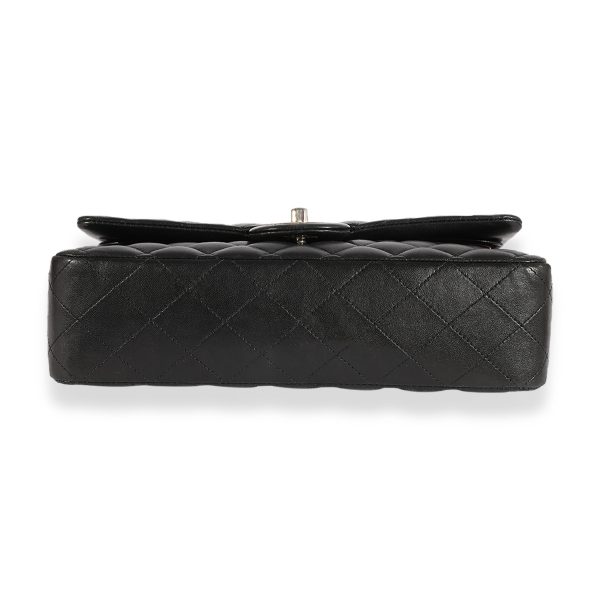 124373 ad1 351be502 453f 42af aec7 f8ec5b198a9e Chanel Black Quilted Lambskin Medium Classic Double Flap Bag