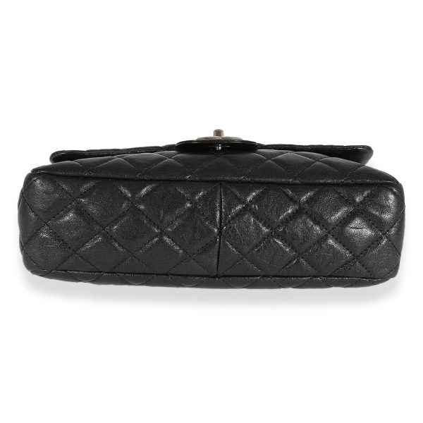 124638 stamp 8ea12468 2d63 4d19 b285 1722d33554df Chanel Black Quilted Goatskin Bijoux Chain Jumbo Single Flap Bag