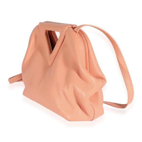 124900 sv Bottega Veneta Peachy Calfskin Small The Point Bag