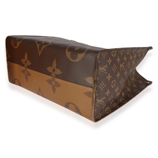 124957 box Louis Vuitton Monogram Monogram Reverse Canvas Onthego GM