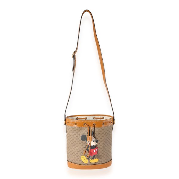 124988 bv Gucci x Disney Vintage GG Supreme Mickey Mouse Bucket Bag