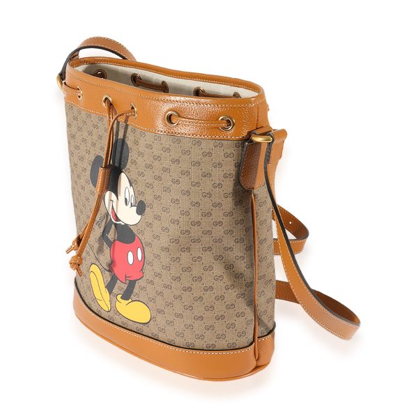 124988 pv Gucci x Disney Vintage GG Supreme Mickey Mouse Bucket Bag