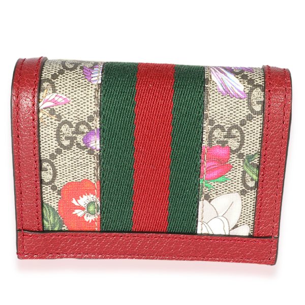 124996 stamp Gucci Flora Web Ophidia Card Case