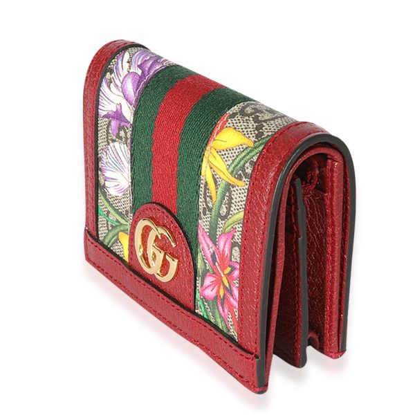 124996 sv Gucci Flora Web Ophidia Card Case