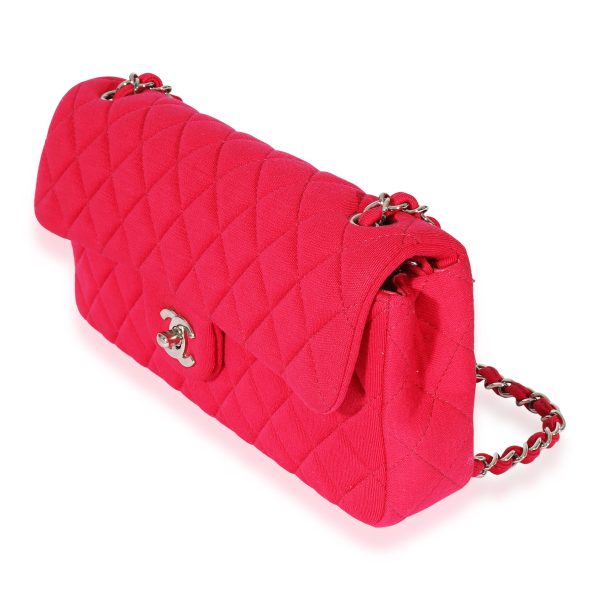 125245 sv Chanel Pink Jersey East West Flap