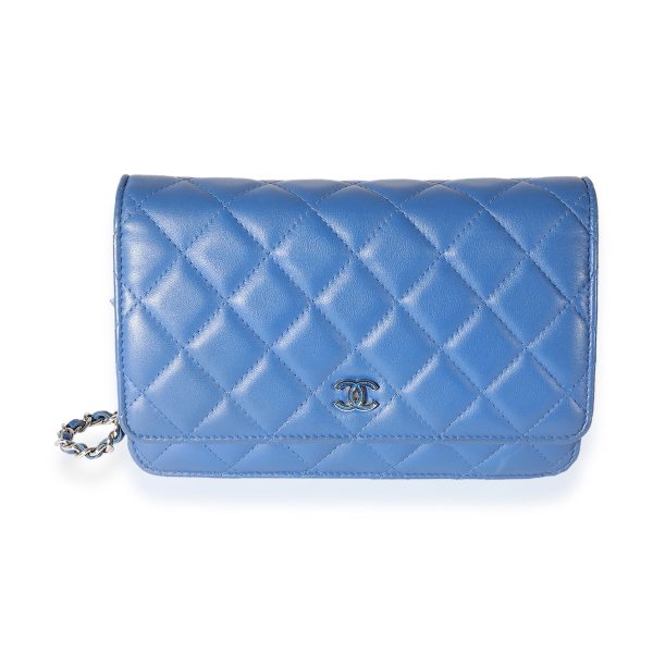 125555 fv 062f6ef9 3b52 4bce 8d2e 6c63fd4fb491 Chanel Blue Quilted Lambskin WOC