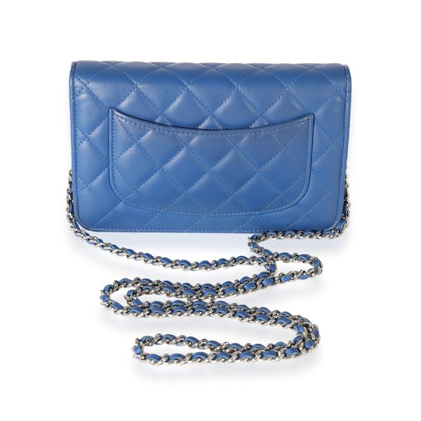 125555 pv 9b00fc3a aa75 4cb7 a8b0 e48f88a1edcc Chanel Blue Quilted Lambskin WOC